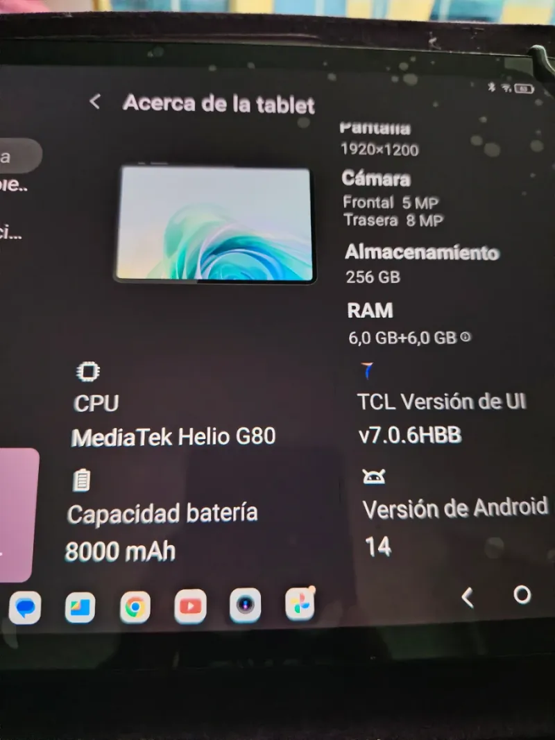 Tablet TCL 9465X Negra/Gris afbeelding 4