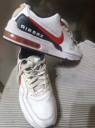 Zapatillas Nike Air Max Hombre Blancas Rojas