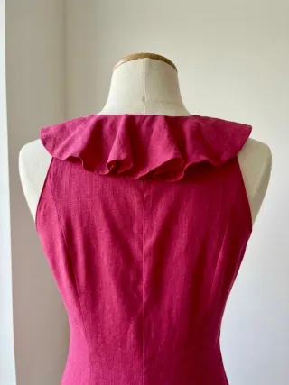 Mono corto fucsia con volants! Effetto wow!