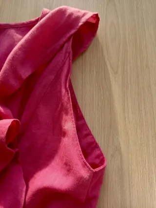 Mono corto fucsia con volants! Effetto wow!