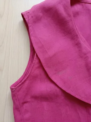 Mono corto fucsia con volants! Effetto wow!