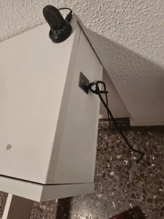 2 Mesitas Flotantes Blancas Madera