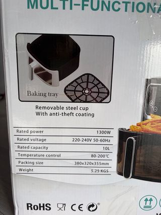 Freidora de aire 10L