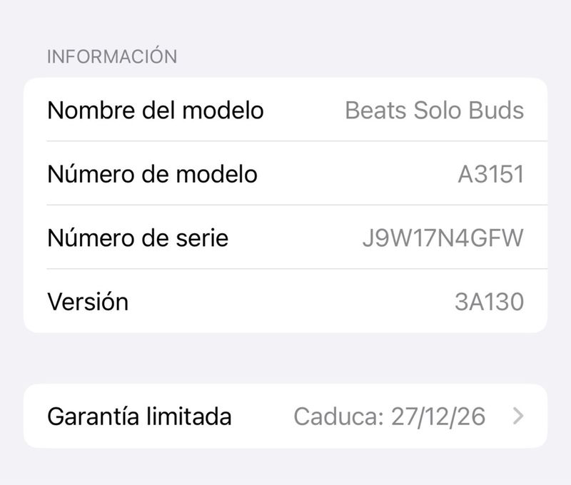 Beats Solo Buds Auriculares Bluetooth Negros afbeelding 4