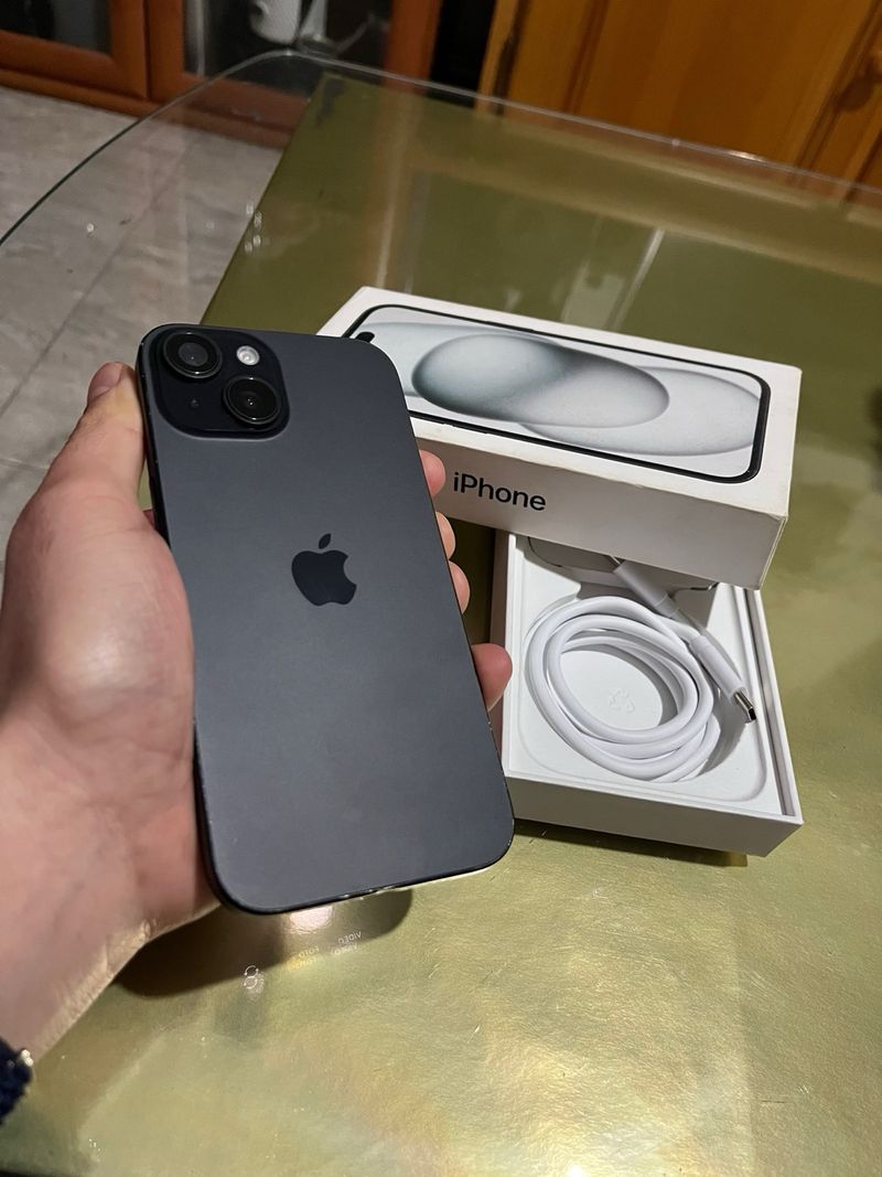 iPhone 15 128GB Negro Mate afbeelding 2