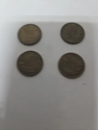 Monedas 1 peseta Franco 1963 estrella 66 lote