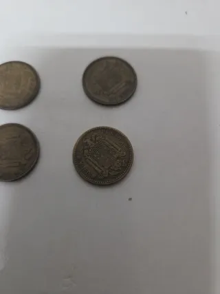 Monedas 1 peseta Franco 1963 estrella 66 lote