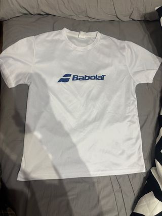 Camiseta deportiva Babolat blanca