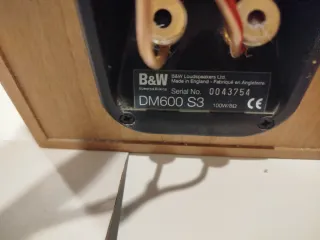 B&W DM600 S3 Altavoces de estantería