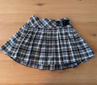 Falda mini tartán Upim plisada Talla S