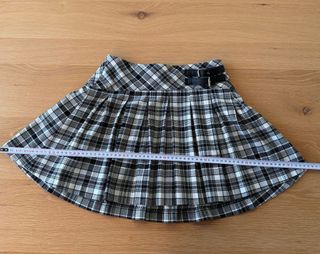 Falda mini tartán Upim plisada Talla S