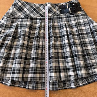 Falda mini tartán Upim plisada Talla S