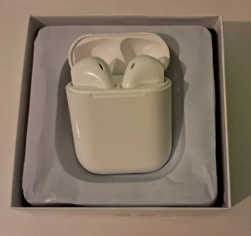 Auriculares i12 TWS Blancos afbeelding 2