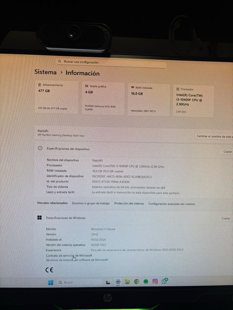 HP Pavilion Gaming PC afbeelding 3