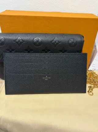 Louis Vuitton Pochette Felicie Negro/Oro
