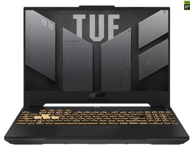 Portátil ASUS TUF Gaming F15 Negro/Dorado