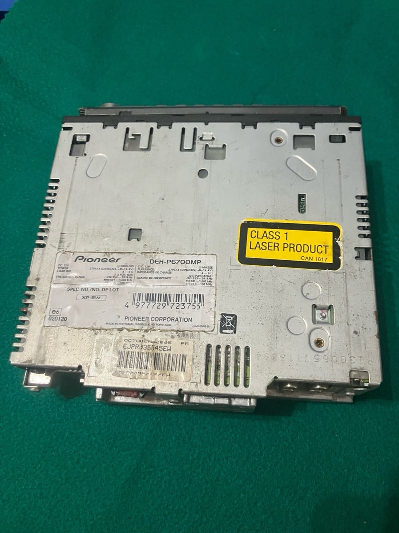 Radio CD Pioneer DEH-P6700MP Negro afbeelding 2