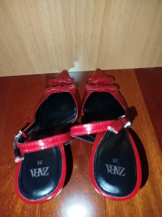 Sandalias Zara Talla 35 Rojas