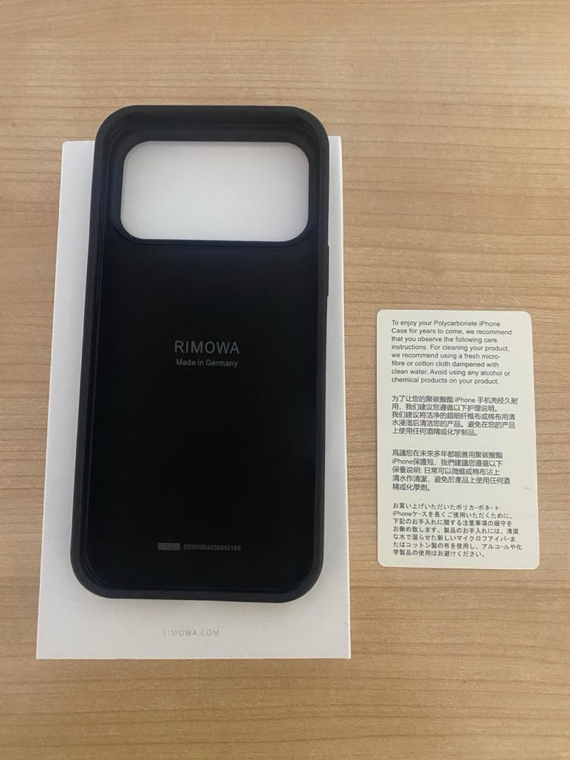 Funda Rimowa Negra iPhone 17 Pro Max afbeelding 3
