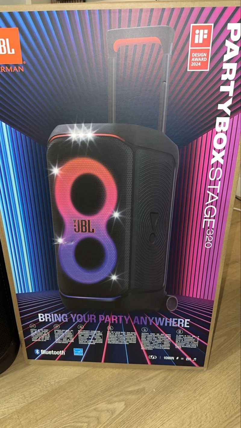 Altavoz Portátil JBL PartyBox Stage 320 Negro afbeelding 6