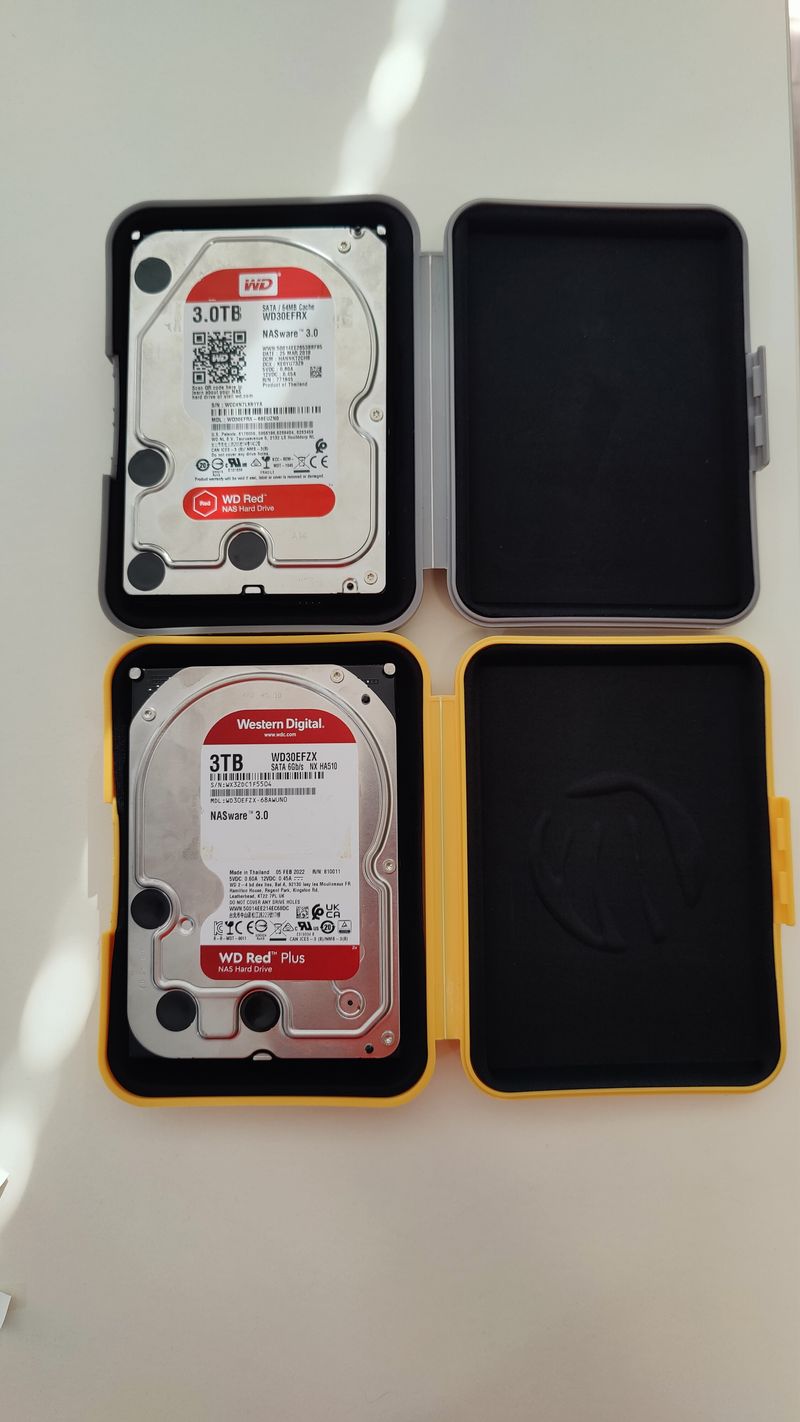 Pack 2 WD Red 3TB HDD