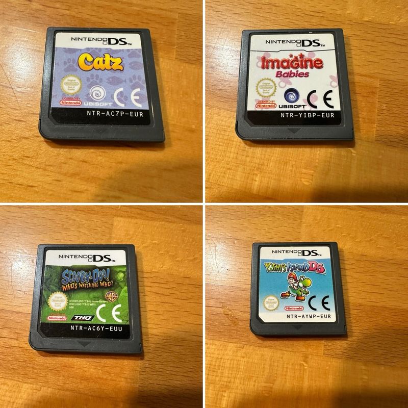 Lote de 4 juegos Nintendo DS - Originales PAL EUR