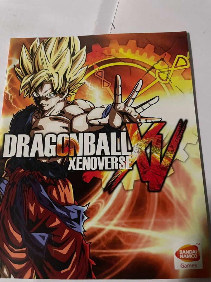 Manual del juego PS3 Dragon Ball Xenoverse