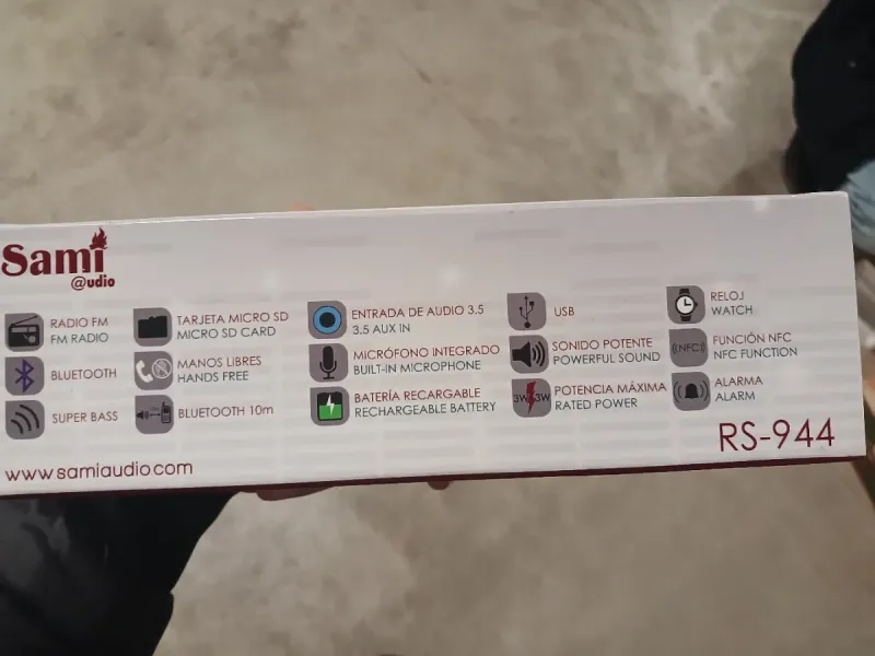 Altavoz Portátil Bluetooth afbeelding 2
