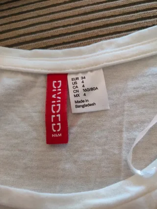 Camiseta sin mangas H&M flamencos rosa