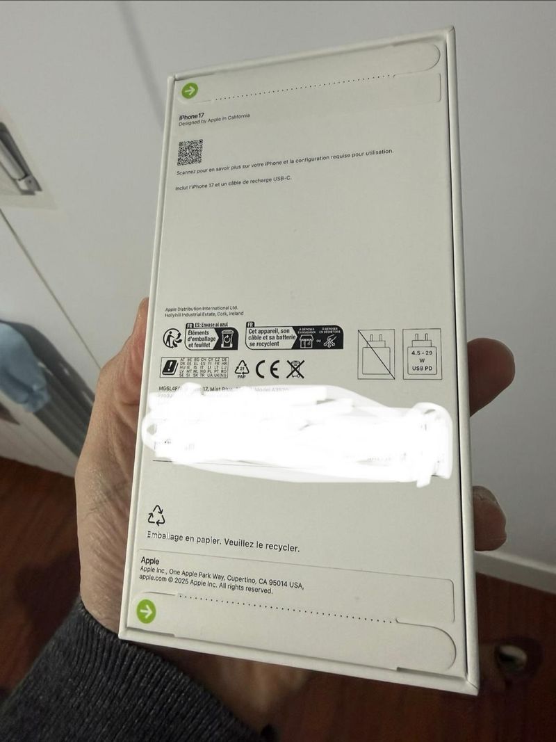 iPhone 17 256GB Azul Nuevo Sin Abrir afbeelding 3