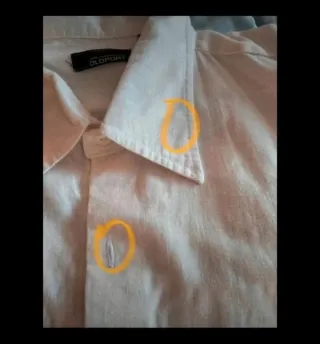 Camisa blanca de manga corta de Oldport.