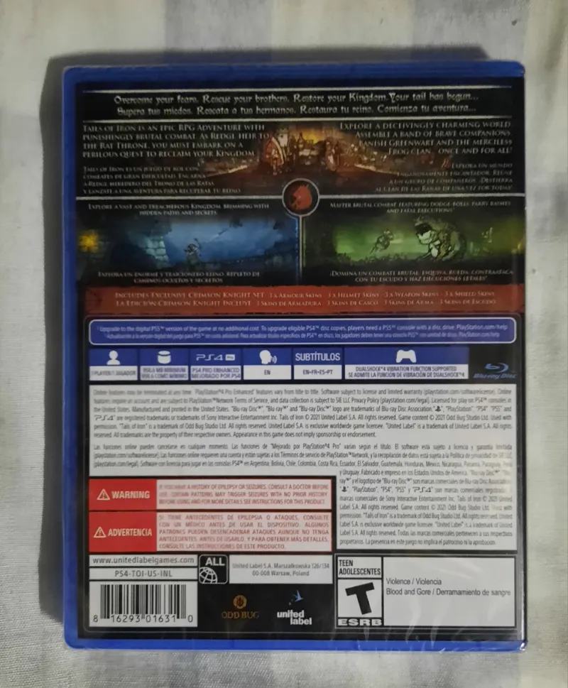 Tails of Iron PS4 Crimson Knight Edition afbeelding 2