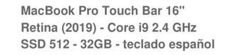 MacBook Pro Gris Espacial