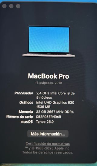 MacBook Pro Gris Espacial