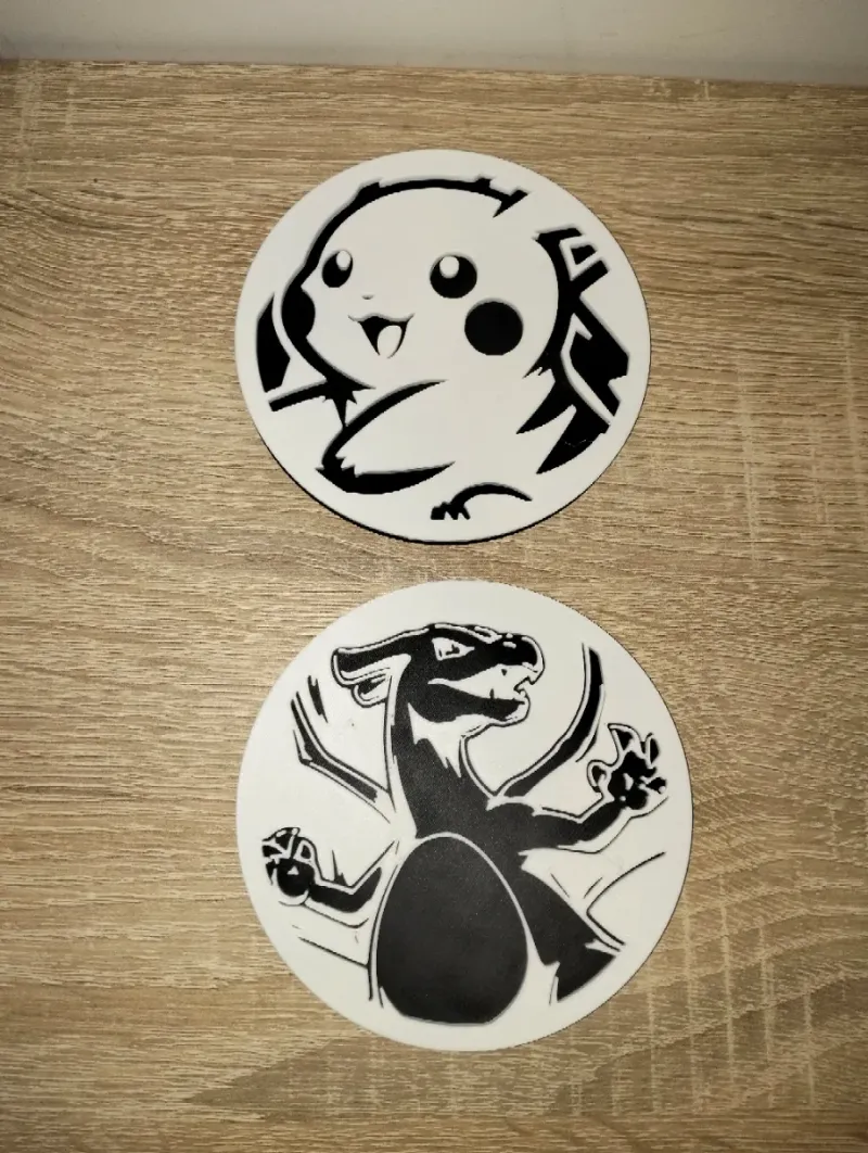 Posavasos Pokemon 3D afbeelding 2