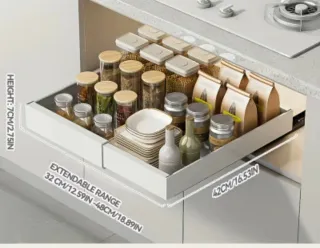 Cajón Organizador Extraíble Cocina