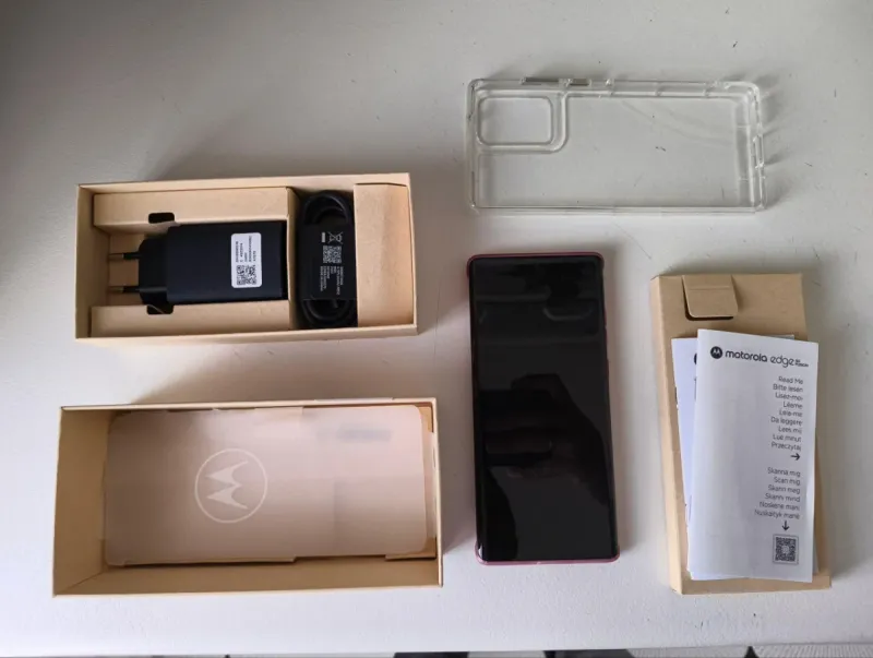 Motorola Edge 50 Fusion Rosa + Funda afbeelding 3