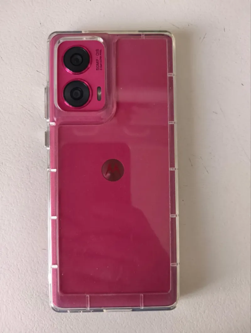 Motorola Edge 50 Fusion Rosa + Funda afbeelding 4