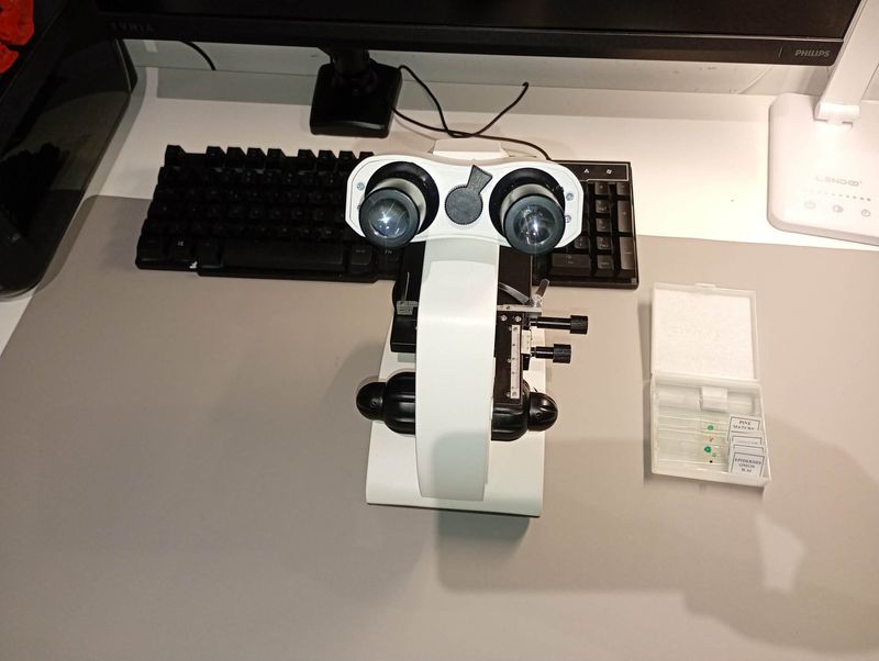 Microscopio binocular profesional 40X-1000X afbeelding 7
