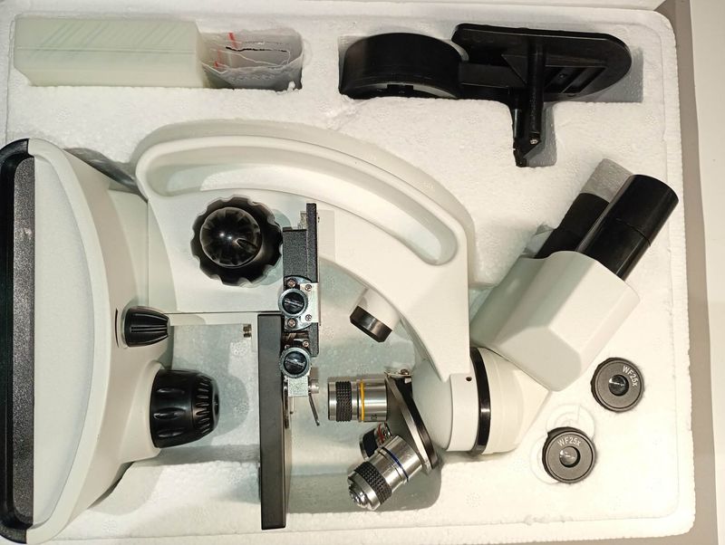 Microscopio binocular profesional 40X-1000X afbeelding 8