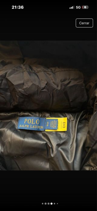 Chaqueta Ralph Lauren Negra con Capucha