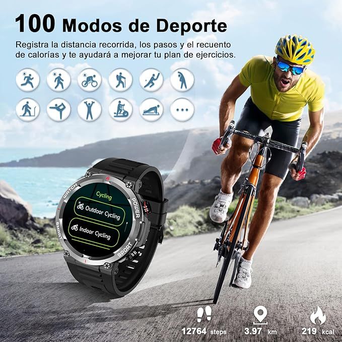 Smartwatch Blackview W50 Nuevo + 2 Correas afbeelding 6