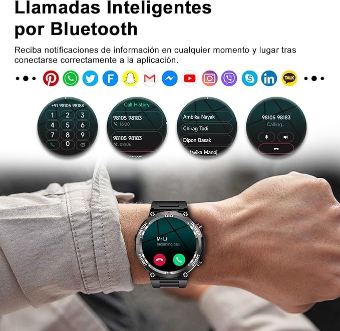 Smartwatch Blackview W50 Nuevo + 2 Correas afbeelding 9