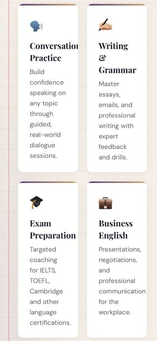 Clases de Inglés online particulares