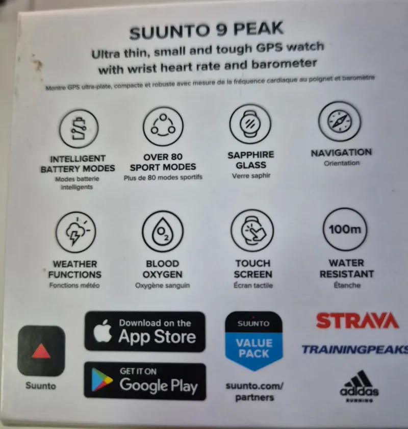 Suunto 9 Peak Granite Blue Titanium afbeelding 6