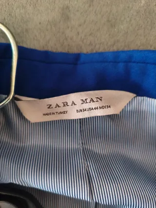 Traje Zara Azul