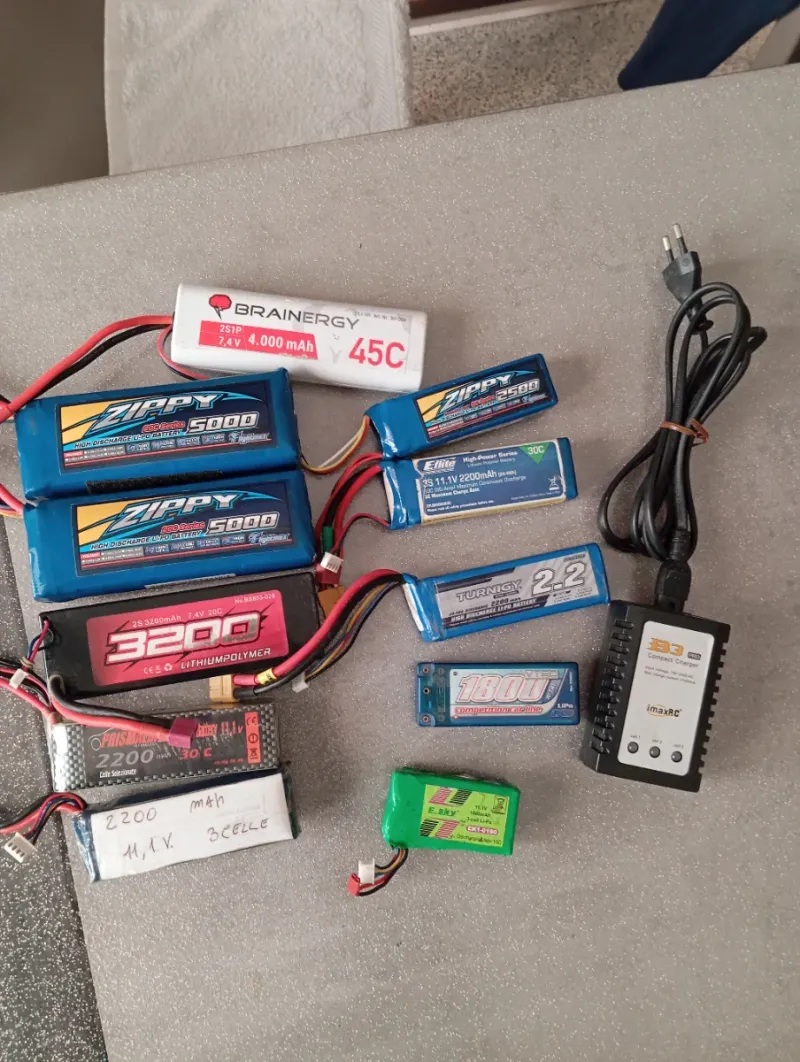 Baterías Lipo Zippy 5000mAh 7.4V 2S