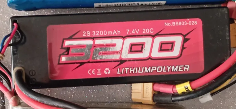 Baterías Lipo Zippy 5000mAh 7.4V 2S afbeelding 2
