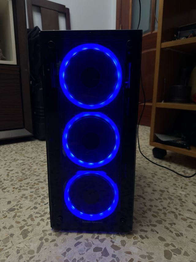 Torre PC Gaming Mars Gaming RGB Azul