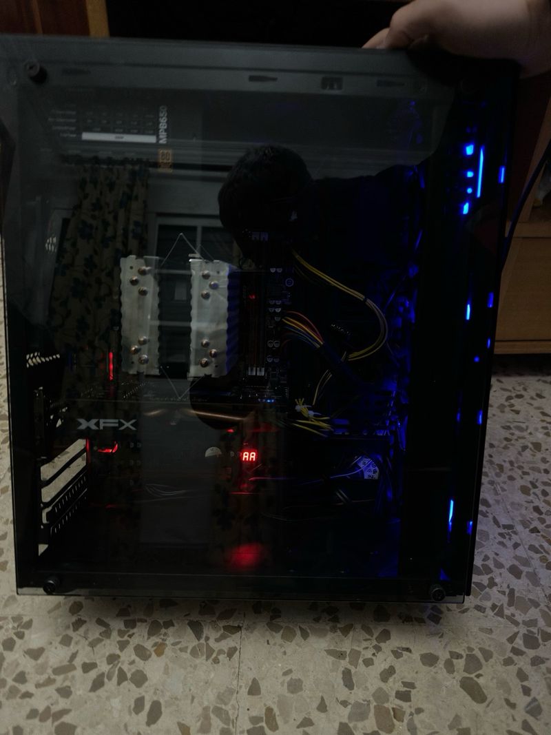Torre PC Gaming Mars Gaming RGB Azul afbeelding 2